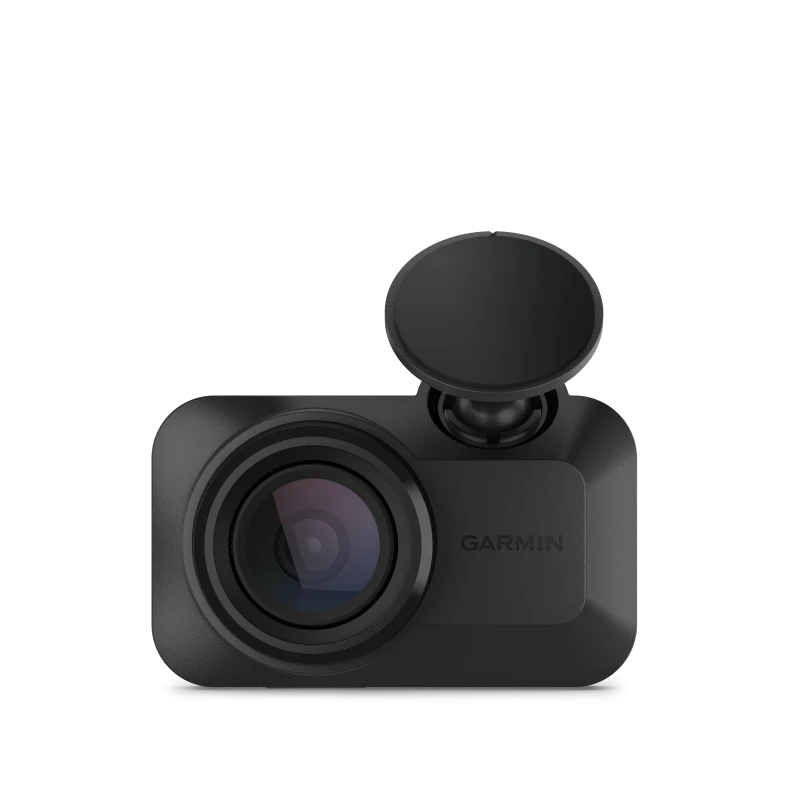 Garmin Dash Cam Mini 3 front camera with its adhesive mount.